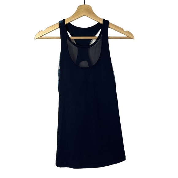Lululemon Mesh With Me Naval Blue Athletic Tank Top 6 - Picture 3 of 7